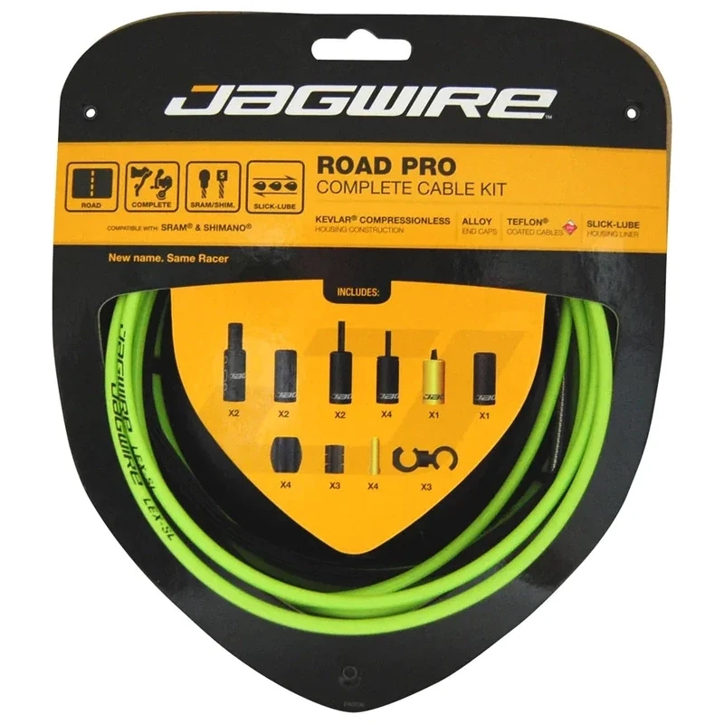 Jagwire Road Pro Complete Cable Kit - Green