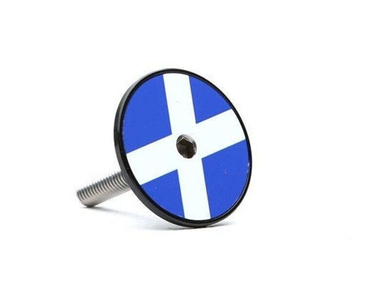 Global Cycling Club A-Head Stem Cap - Scotland Flag