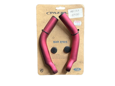 Pazzaz Bar Ends - Red/Pink
