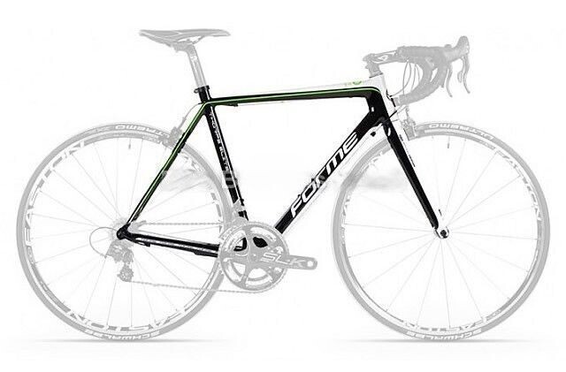 Forme Thorpe Elite Road Frameset (Rim Brake) 52cm - Black/Green