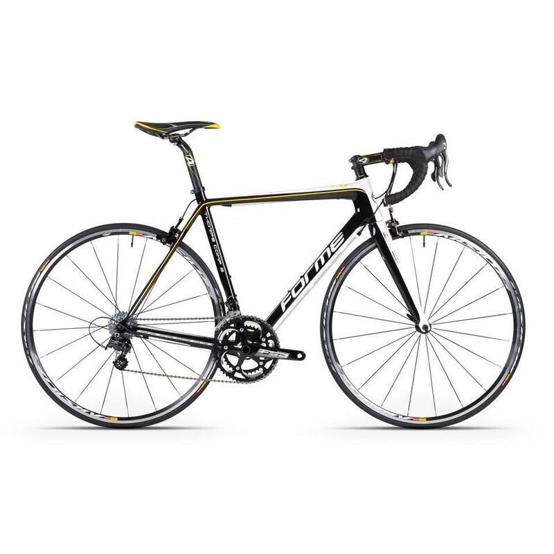 Forme Thorpe Comp 2 Road Frameset (Rim Brake) 56cm - Black/Yellow