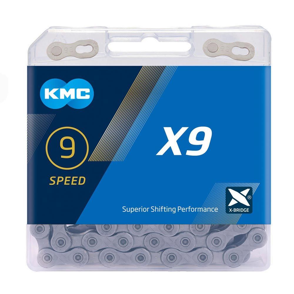 KMC X9 Grey Chain 114L
