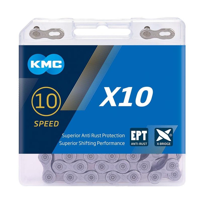 KMC X10 EPT Silver Chain 114L