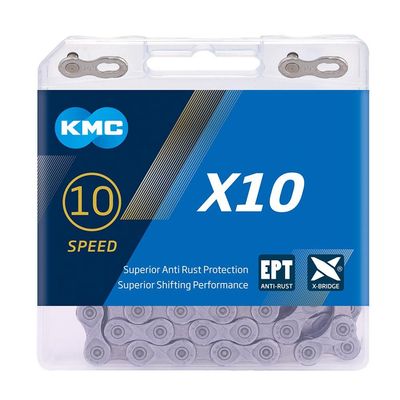 KMC X10 EPT Silver Chain 114L