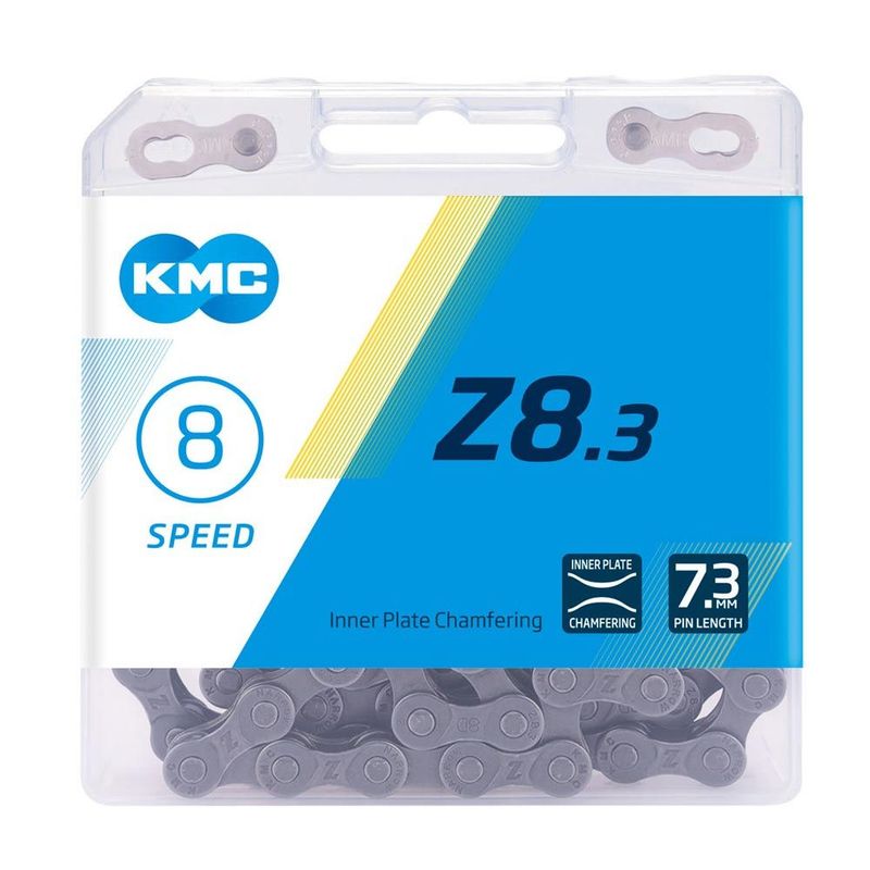 KMC Z8.3 Silver/Grey Chain 114L