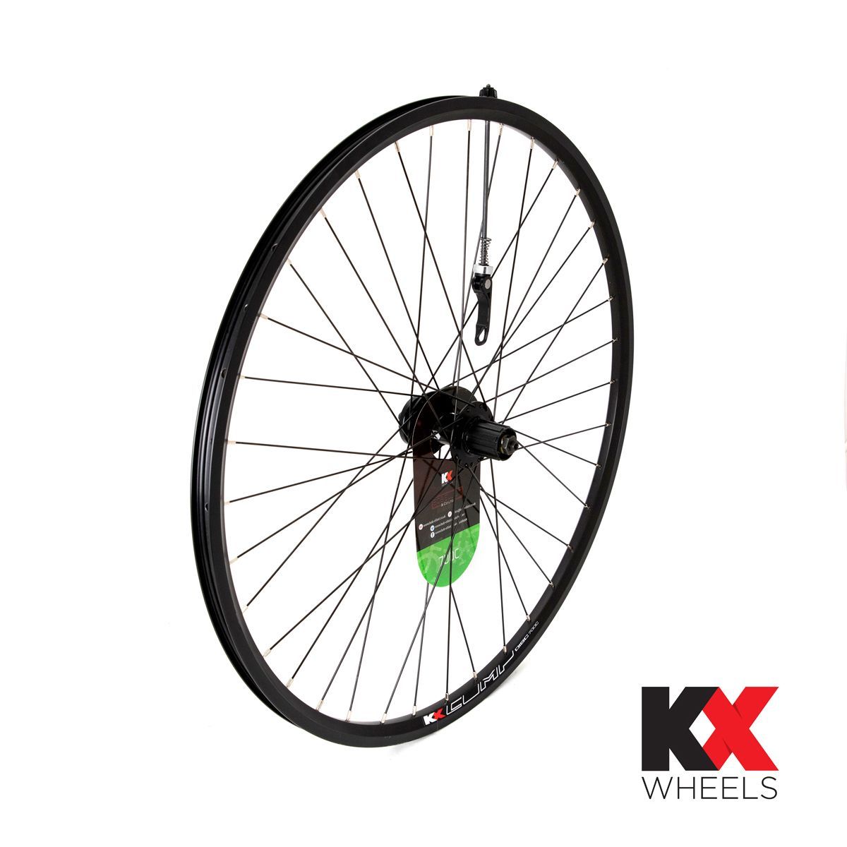KX Hybrid 700c Doublewall Q/R Disc Brake Rear Wheel