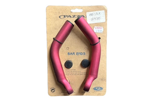 Pazzaz Bar Ends - Red/Pink