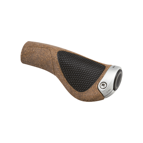 Ergon GP1 Biokork Ergonomic Grips - Brown/Black