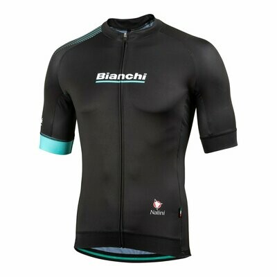 Bianchi Reparto Corse Short Sleeve Jersey - Black Bianchi Reparto Corse Short Sleeve Jersey - Black