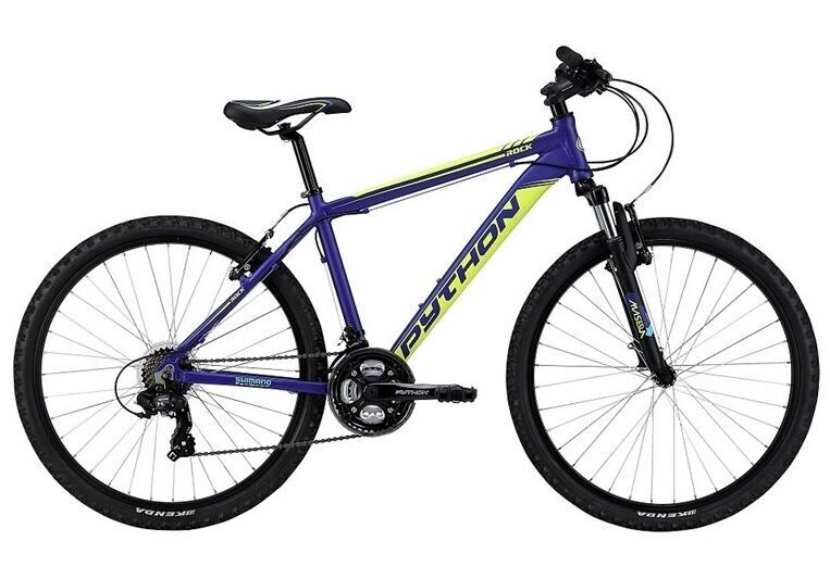 Python 26 Python 26" Rock Gents FS Shimano 21spd - Blue