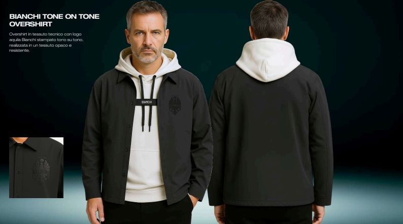 Bianchi Tone on Tone Overshirt (PREORDER)