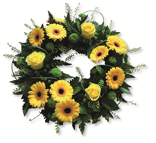 Yellow and Green Wreath