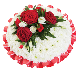 Red and White Classic Posy Pad