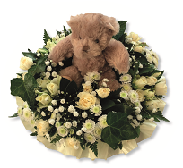 Posy Pad with Teddy Bear