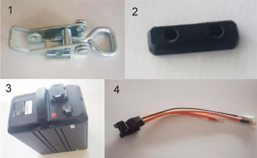 BATTERY TRAY / BATTERY  SR-E15 PRO