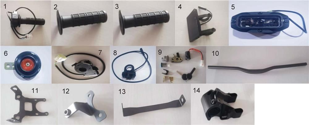 HANDLEBAR COMPONENTS SR-E8 PRO