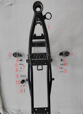 FRAME &amp; Components Diagram SR-E500