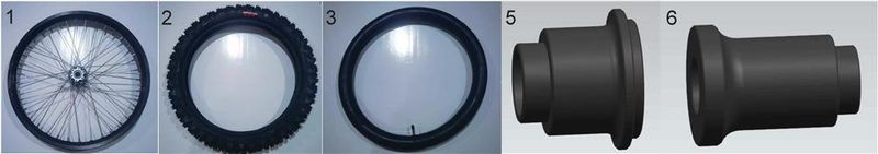 REAR WHEEL SR-E8 PRO