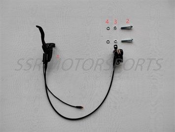 FRONT BRAKE ASSY (Lever, Perch, Caliper &amp; Pads) Diagram SR-E500