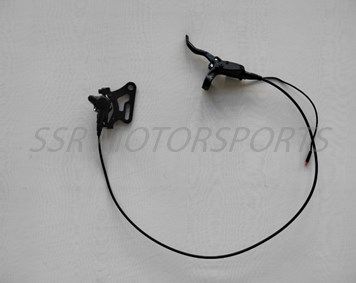 REAR BRAKE ASSY (Lever, Perch, Caliper &amp; Pads) Diagram SR-E500