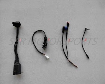 ELECTRICAL COMPONENTS (Ignition &amp; Wiring Harness) Diagram SR-E500