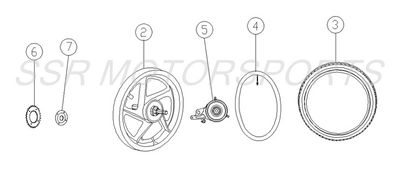 REAR WHEEL ASSY Sprinter 12