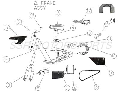 FRAME, BATTERY &amp; COMPONENTS Sprinter 12