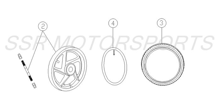 FRONT WHEEL ASSY Sprinter 12 S