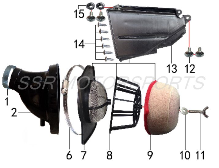 AIR BOX ASSY XD150 2025-26