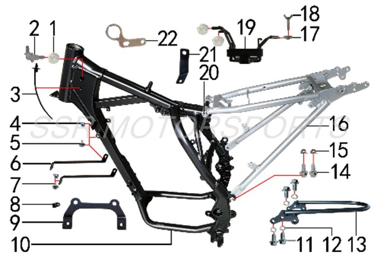 FRAME Diagram XD150 2025-26