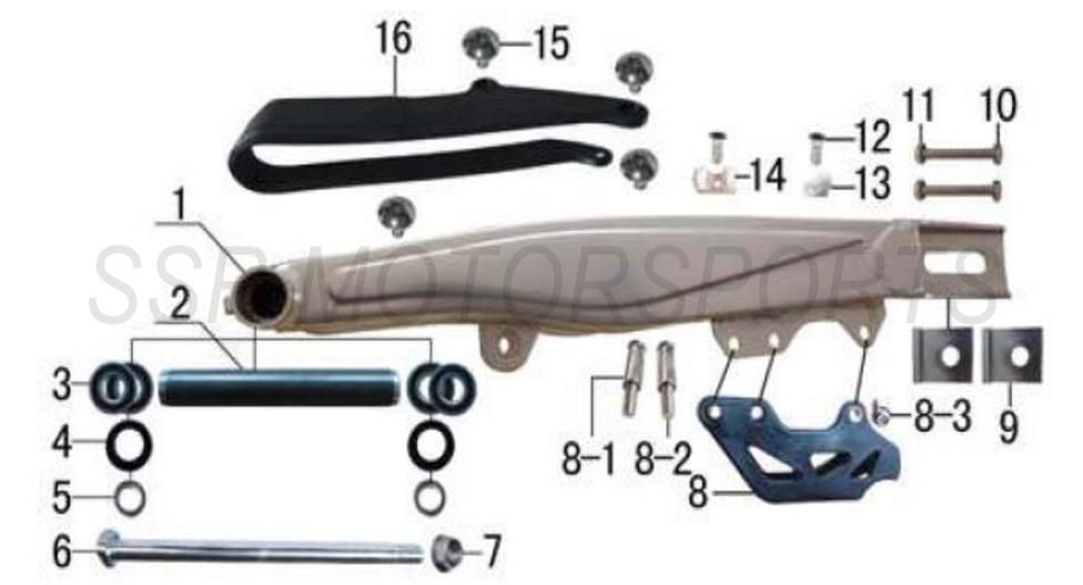 SWINGARM ASSY XD150 2025-26