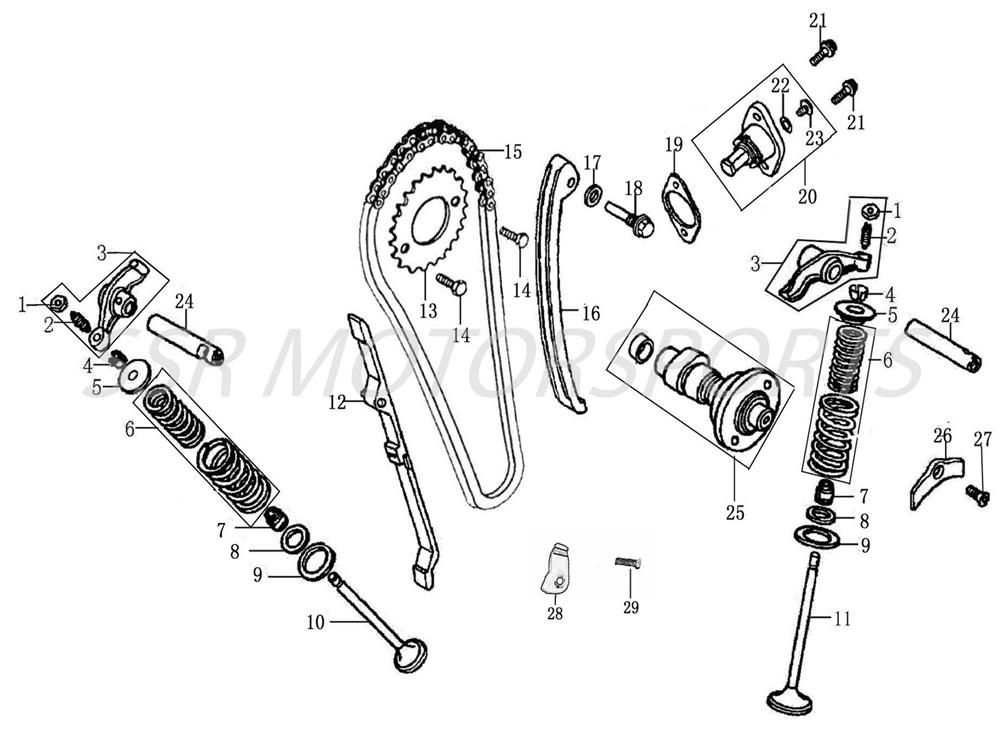 TIMING CHAIN Diagram  XD150 2025-26
