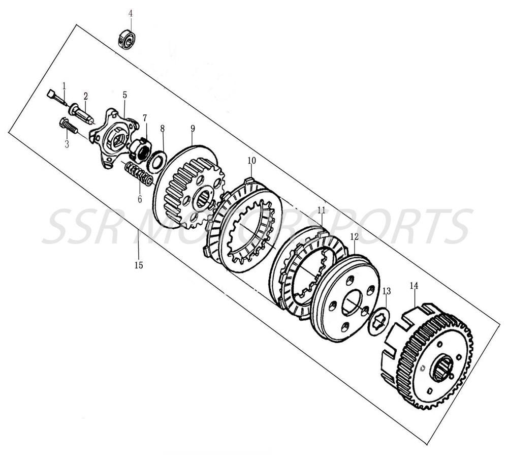 CLUTCH Diagram  XD150 2025-26