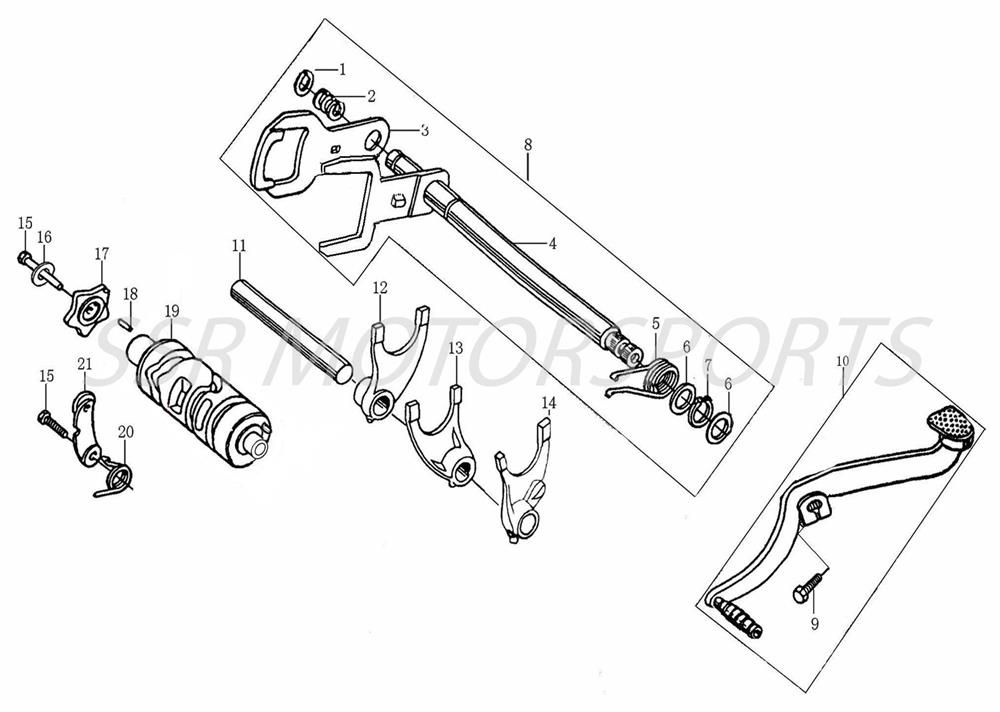 SHIFT DRUM Assembly XD150 2025-26