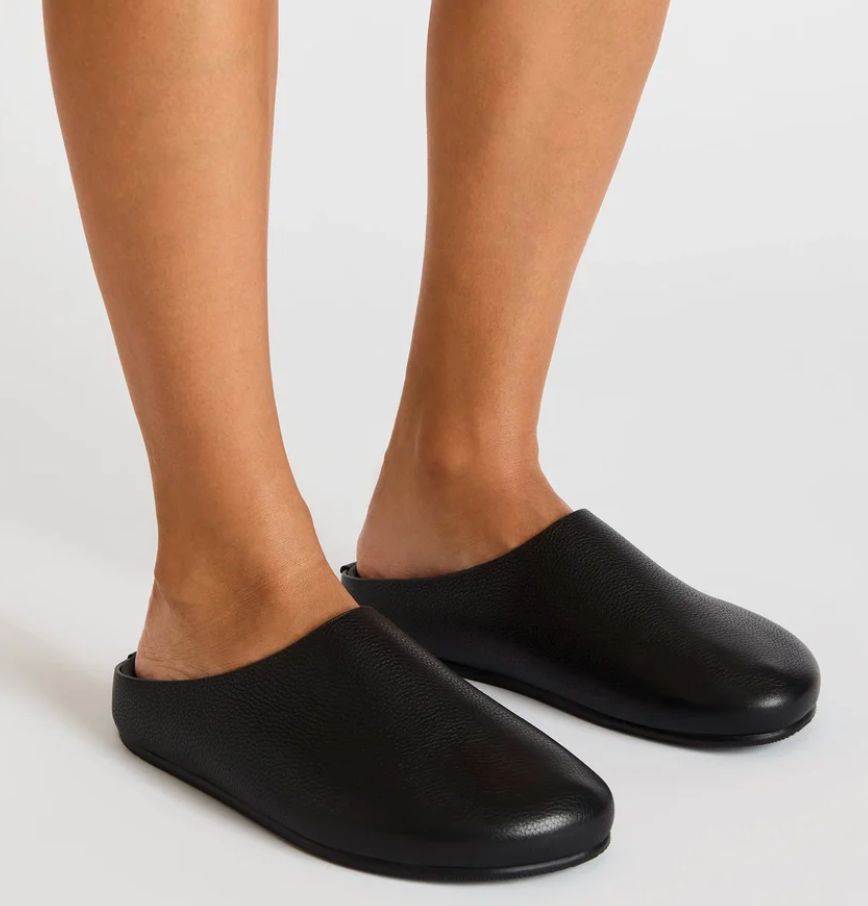 Fern, Colour: Black Leather, Size: 6