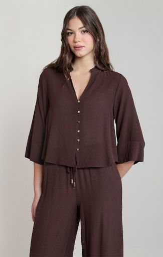 Wide Sleeves Blouse