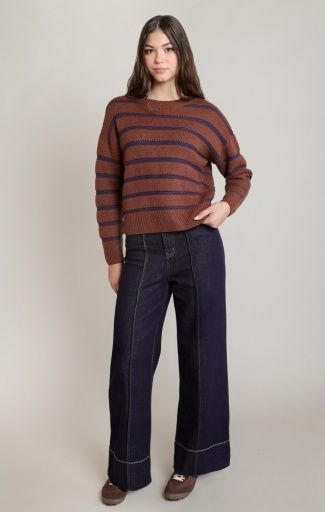 Stripe Crewneck Sweater