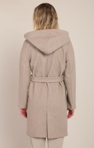 Belted Hooded Coat
