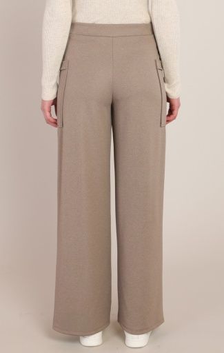 Twill Pocket Pant, Colour: Taupe, Size: XS