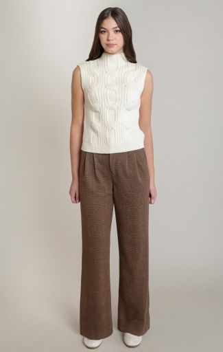 Cable Knit Vest