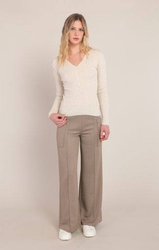 Ribbed Sweater Top