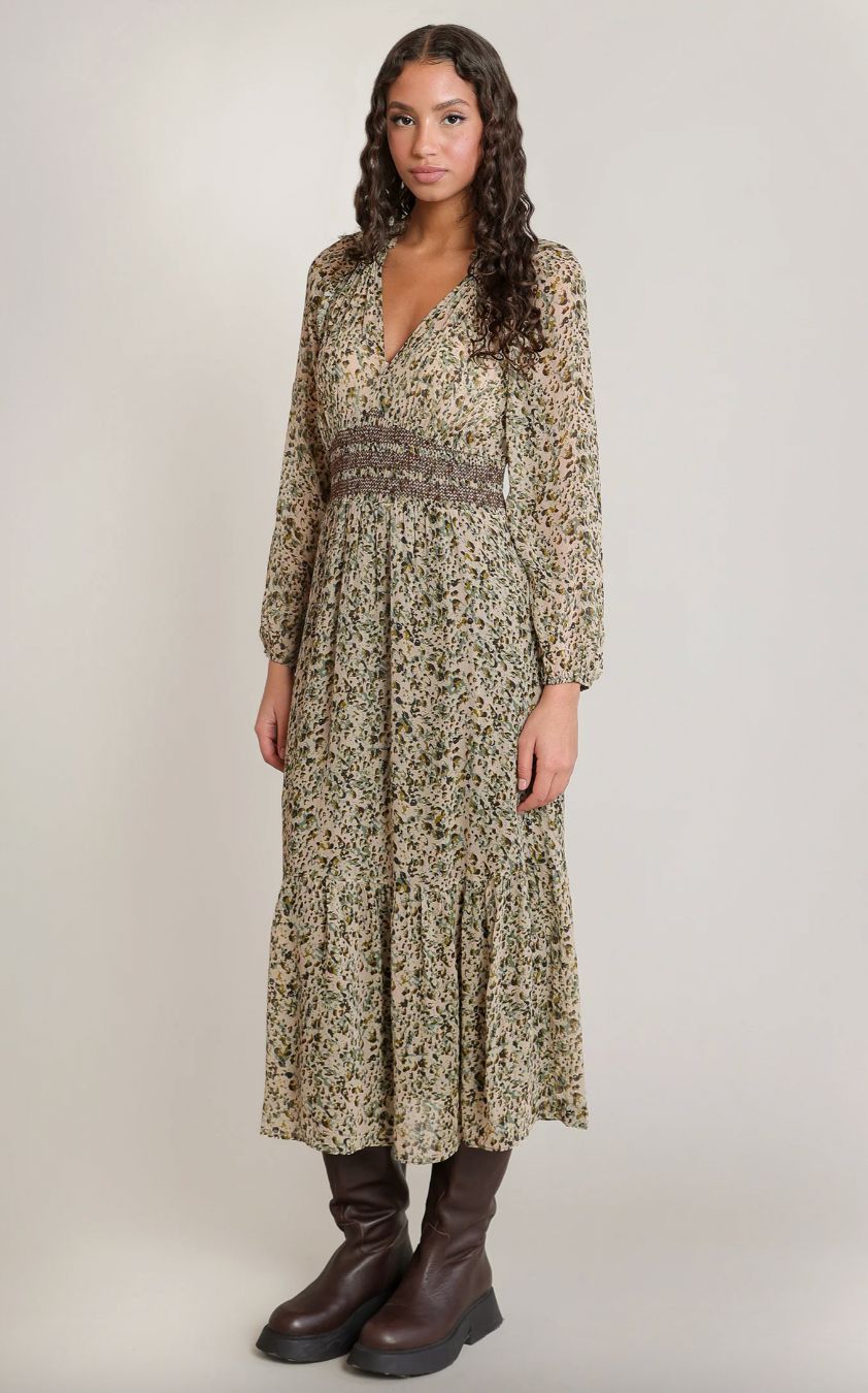 Smocking Waist Dress