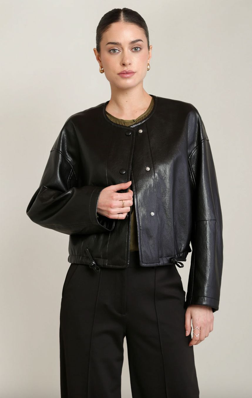 Collarless Jacket