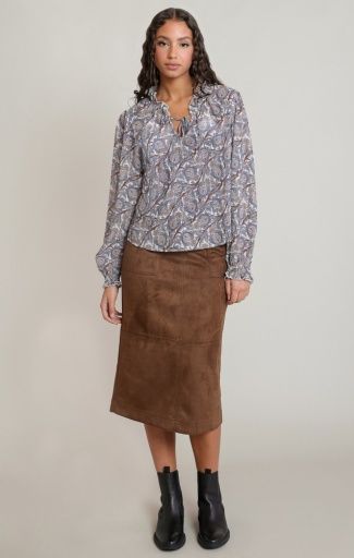 Ballon Sleeved Blouse
