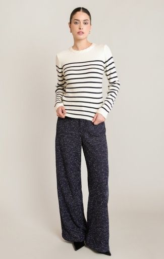Stripe Sweater Top