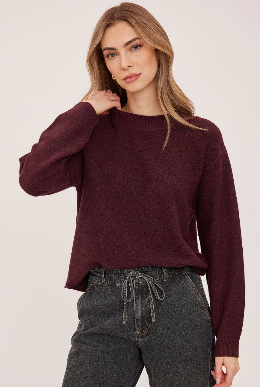 Wanda Pullover, Colour: Fig, Size: S
