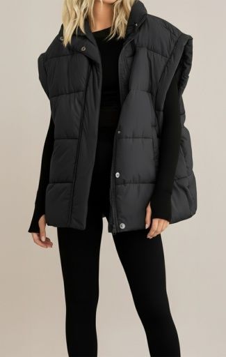 Quilted Boxy Vest