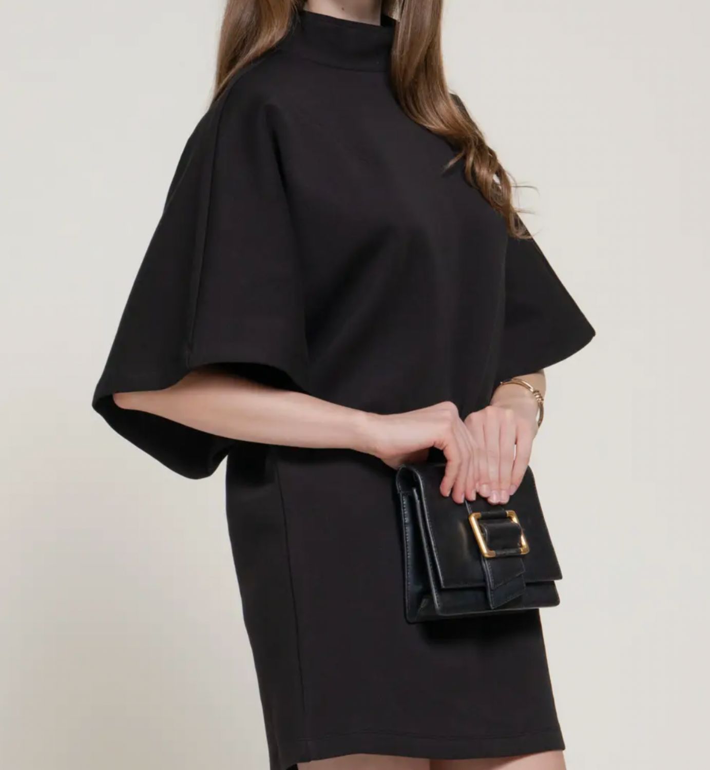 Batwing Short Sleeve Dress