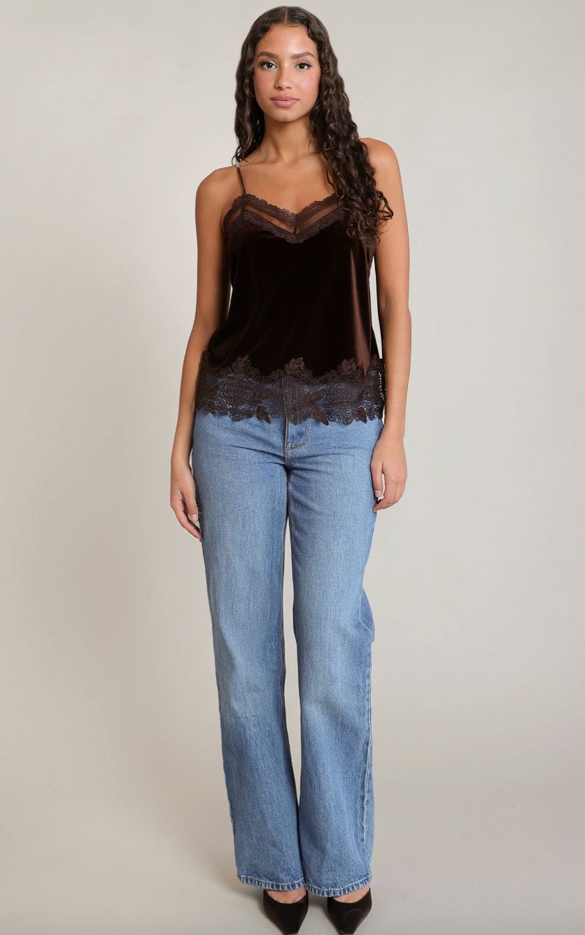 Velvet Lace Cami