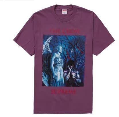 Supreme The Crow Tee Plum Size S, DS BRAND NEW
